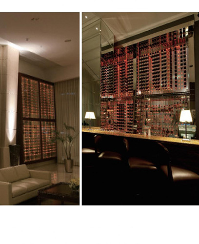 FWC custom wine wall - Marriott Hotel